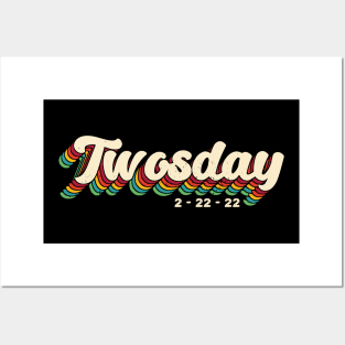 Happy Twosday Tuesday February 22nd 2022 - Funny 2/22/22 Souvenir Gift Posters and Art